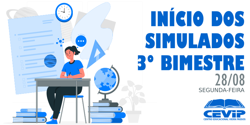 Início dos simulados 3º bimestre 2023