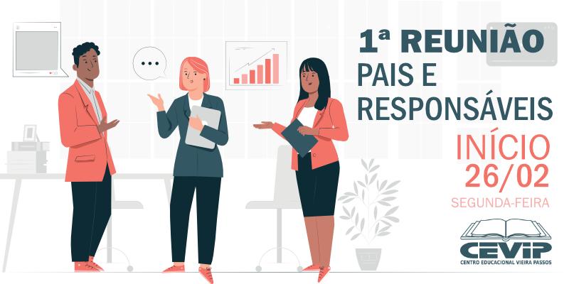 Reunião de pais e responsáveis 1º Bimestre 2024