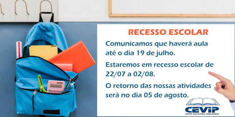 Recesso Escolar 2024