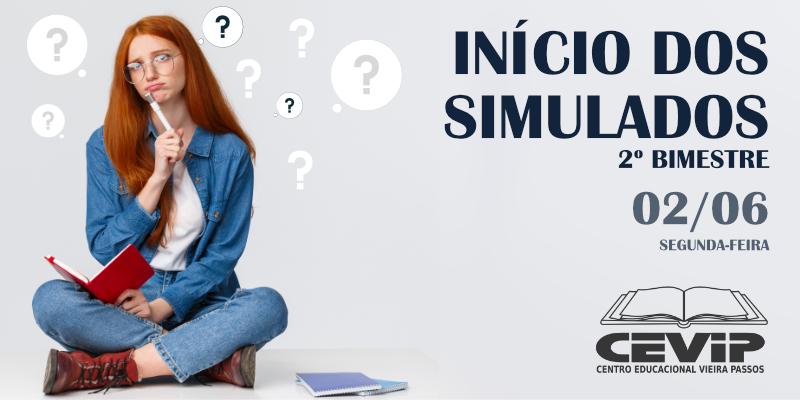 Início dos simulados 2º bimestre 2025