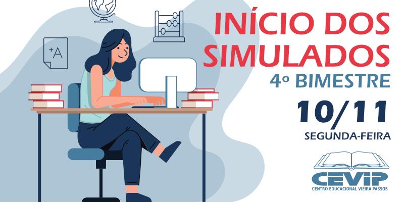 Início dos simulados 4º bimestre 2025